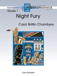 Night Fury Concert Band sheet music cover Thumbnail